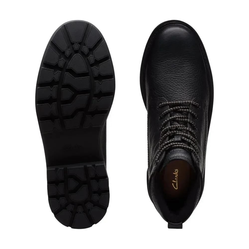 Clarks Craftdale 2 Hi Boot Leather Black Mens Size 8 M US [26169000]